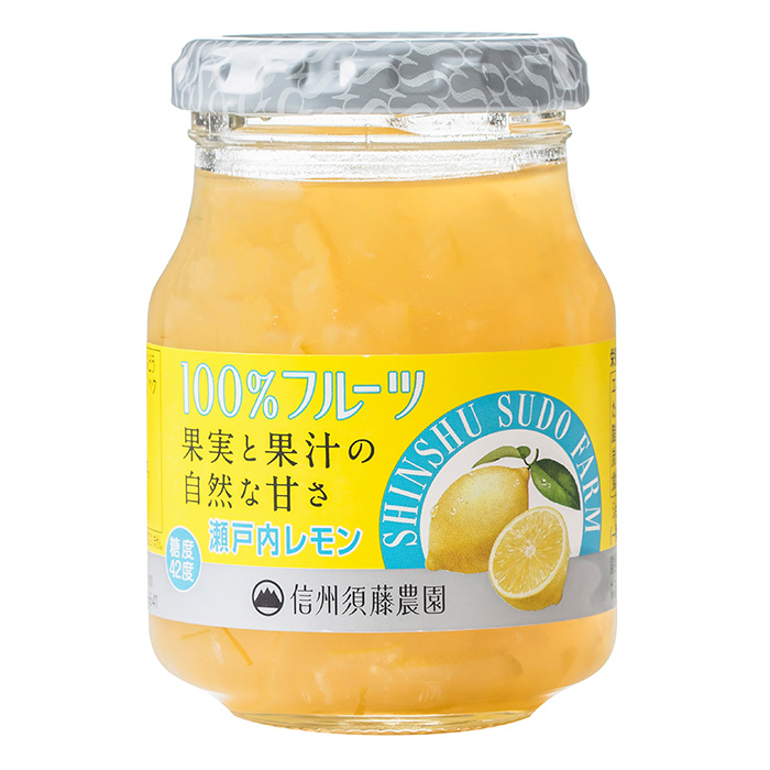 砂糖不使用 100%フルーツ 瀬戸内レモンマーマレード
