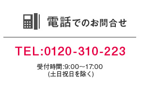 電話での